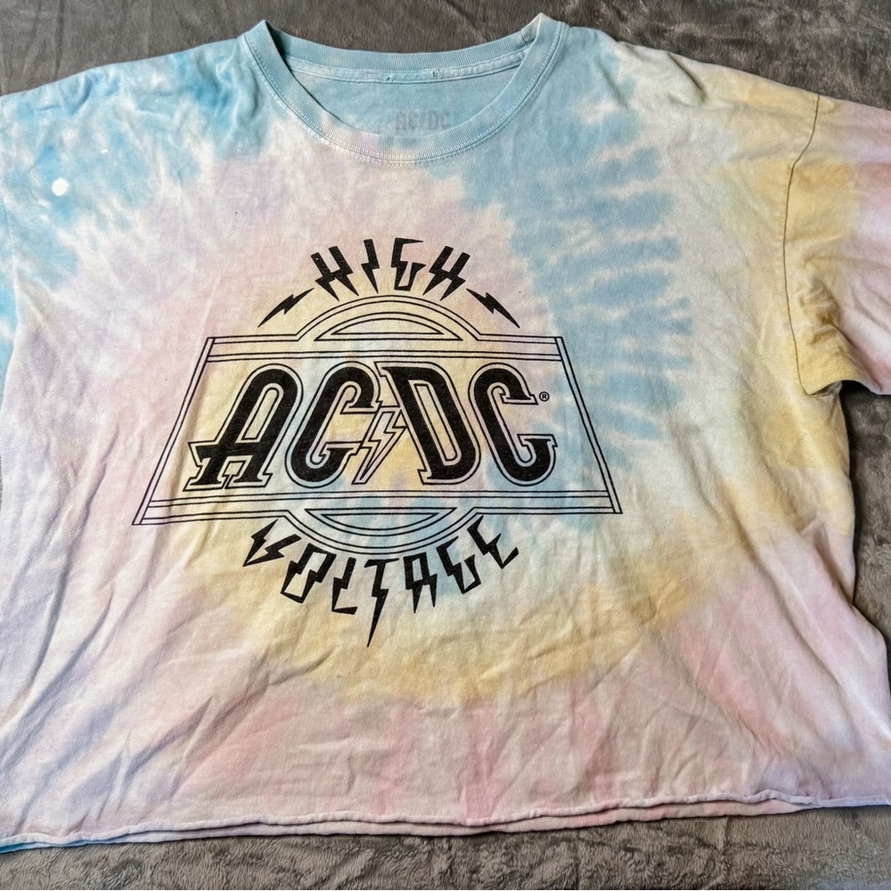 AC/DC High Voltage Tie-Dye T-Shirt